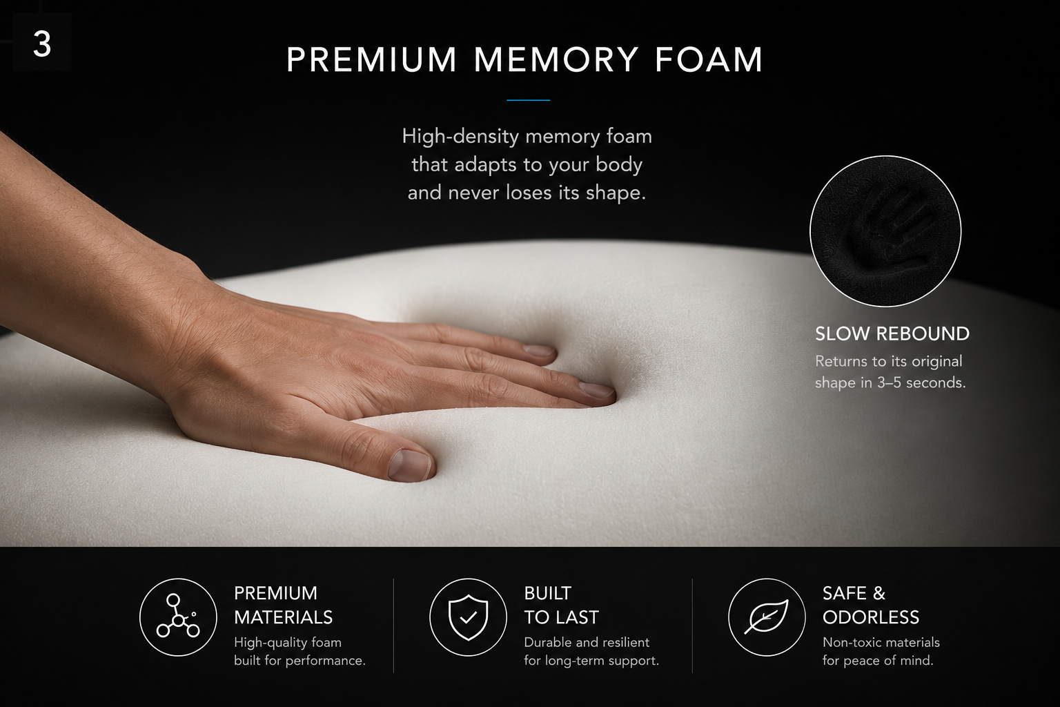 VANTIQ memory foam